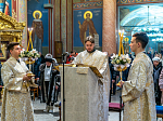 В Покровском соборе города Воронежа совершено соборное богослужение Архипастырей епархий Воронежской митрополии