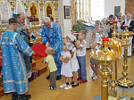 В Свято-Митрофановском храме села Верхний Мамон состоялся молебен на начало учебного года и акция «Собери ребенка в школу» 