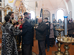 В среду 3-й седмицы Великого поста епископ Дионисий совершил Литургию Преждеосвященных Даров в храме иконы Божией Матери «Казанская» с. Новотолучеево