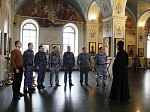 Священнослужитель провел беседу о Страстной седмице с сотрудниками Росгвардии в Острогожске