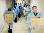 В день Светлого Христова Воскресения Архипастырь посетил пациентов и медперсонал различных отделений БУЗ ВО «Россошанская районная больница»