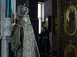 Преосвященнейший епископ Дионисий совершил в Свято-Ильинском кафедральном соборе города Россоши последнюю в этом году Литургию Преждеосвященных Даров