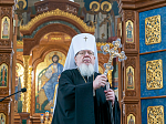 Митрополит Воронежский и Лискинский Сергий возглавил богослужение в день престольного праздника кафедрального собора Воронежской епархии