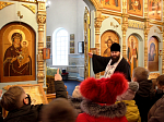 Казанский храм посетили воспитанники Каменской СОШ