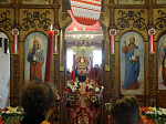 В понедельник Светлой седмицы епископ Дионисий совершил Литургию в храме Покрова Пресвятой Богородицы города Павловска