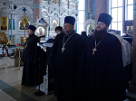 Епископ Россошанский и Острогожский Дионисий совершил первую в году Литургию Преждеосвященных Даров