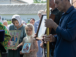 В праздник Святой Троицы Правящий Архиерей совершил Литургию в Свято-Троицком храме г. Россоши