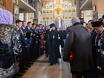 Преосвященнейший епископ Дионисий совершил Божественную литургию в Ильинском кафедральном соборе г. Россошь