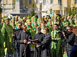 В день памяти преподобного Сергия Радонежского епископ Дионисий сослужил Предстоятелю Русской Православной Церкви за Литургией в Троице-Сергиевой лавре