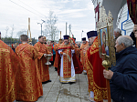 Правящий Архиерей возглавил служение Божественной литургии в храме святых апостолов Петра и Павла районного центра Репьевка