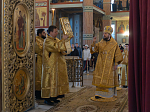 В день памяти апостола Андрея Первозванного епископ Дионисий возглавил богослужение в Свято-Ильинском кафедральном соборе города Россошь