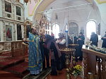 Праздничное богослужение в храме с. Новотолучеевка