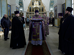 В субботу первой седмицы Великого поста епископ Россошанский и Острогожский Дионисий возглавил богослужение в храме святого мученика Иоанна Воина города Богучара