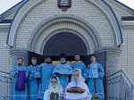 В праздник Успения Пресвятой Богородицы глава Россошанской епархии совершил Божественную литургию в Успенском храме села Старая Калитва
