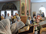 Икона Божией Матери «Дивногорская-Сицилийская» принесена в воинский храм Сретения Господня города Острогожска