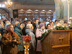 Правящий Архиерей возглавил престольные торжества храма Покрова Пресвятой Богородицы города Павловска