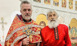 Праздничное Пасхальное богослужение в Успенском храме села Старая Калитва