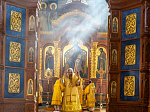 Торжественное соборное богослужение в праздник Собора Воронежских святых было совершено в Благовещенском кафедральном соборе города Воронежа