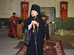 Архипастырь возглавил пасхальную утреню в храме Покрова Пресвятой Богородицы с. Ливенка Павловского благочиния