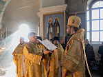 В день памяти святителя Серафима (Соболева) правящий архиерей совершил Литургию в храме мч. Иоанна Воина г. Богучар