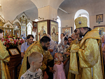 Преосвященнейший Дионисий, епископ Россошанский и Острогожский, совершил всенощное бдение в храме святых апостолов Петра и Павла села Петропавловка