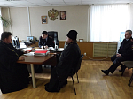 Священнослужители встретились с начальником ОВД