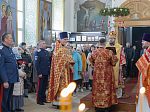 Епископ Дионисий совершил Божественную литургию в храме святого мученика Иоанна Воина г. Богучар