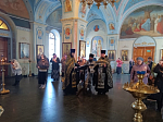 Иерей Алексий Курганский совершил утреню с чтением Великого канона преподобного Андрея Критского в Тихоновском соборном храме Острогожска
