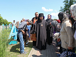 Преосвященнейший епископ Дионисий совершил Литургию в Георгиевском храме с. Терновое