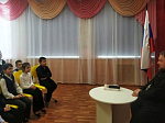 Духовно-просветительская встреча с иереем Андреем Рыбаком прошла в школе села Волошино Острогожского района