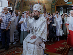 В праздник Преображения Господня Правящий Архиерей совершил Божественную литургию в храме Преображения Господня города Острогожска