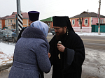 В четверг первой седмицы Великого поста Преосвященнейший епископ Дионисий совершил повечерие с чтением Великого канона прп. Андрея Критского в Тихоновском соборном храме г. Острогожска