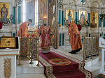 Преосвященнейший Дионисий, епископ Россошанский и Острогожский совершил Божественную литургию в Свято-Ильинском кафедральном соборе г. Россошь
