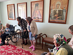 В пансионате для престарелых села Коротояк Острогожского района совершено таинство исповеди и причастия