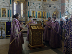 В Неделю Торжества Православия Правящий Архиерей совершил Божественную литургию в Свято-Ильинском кафедральном соборе города Россошь