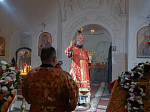 Преосвященнейший Сергий, епископ Борисоглебский и Бутурлиновский совершил Божественную литургию в Костомаровском Спасском женском монастыре
