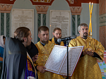Всенощное бдение накануне памяти святого равноапостольного князя Владимира в Ильинском соборе г. Россоши возглавил епископ Россошанский и Острогожский Дионисий