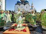 В день памяти прп. Сергия Радонежского Правящий Архиерей Россошанской епархии сослужил Предстоятелю Русской Церкви за Литургией в Троице-Сергиевой лавре
