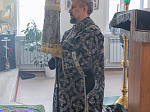 В пятницу 3-й седмицы Великого поста епископ Дионисий совершил Литургию Преждеосвященных Даров в Троицком храме с. Елизаветовка