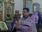 В субботу первой седмицы Великого поста епископ Россошанский и Острогожский Дионисий возглавил богослужение в храме святого мученика Иоанна Воина города Богучара