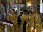 В канун праздника святых отцов шести Вселенских соборов, в Ильинском кафедральном соборе Россоши совершено всенощное бдение