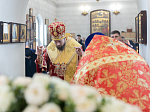 Преосвященнейший епископ Дионисий совершил Божественную литургию в Костомаровском монастыре
