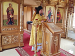 Благочинный совершил первое богослужение в храме вмч. Георгия Победоносца села Пасеково в качестве настоятеля прихода