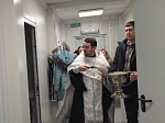 Священник совершил чин освящения вновь построенного медучреждения в селе Радченское