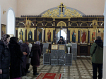 В пятницу второй седмицы Великого поста Архипастырь совершил Литургию Преждеосвященных Даров в храме Великомученика и Победоносца Георгия села Большая Хвощеватка