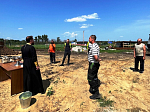 В селе Воробьёвка совершён молебен на начало доброго дела на территории строящегося дома-интерната для пожилых и инвалидов