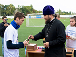 В кубке по футболу  честь сщмч. Феодора Богоявленского приняли участие представители Россошанской епархии