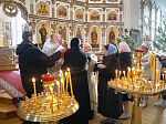 Праздничное богослужение и чин Великого освящения воды на приходах села Верхний Мамон и Дерезовка