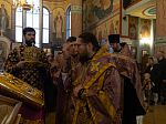 В канун Недели Торжества Православия Преосвященнейший епископ Дионисий совершил всенощное бдение в Ильинском кафедральном соборе