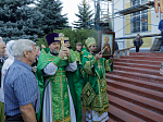 Преосвященнейший Дионисий, епископ Россошанский и Острогожский, возглавил торжества в честь 150-летия храма-колокольни Александра Невского города Россошь